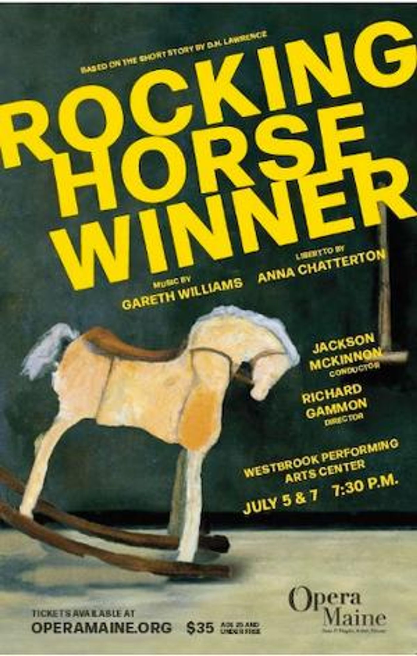Opera Maine Studio Artists To Present ROCKING HORSE WINNER This July  Image