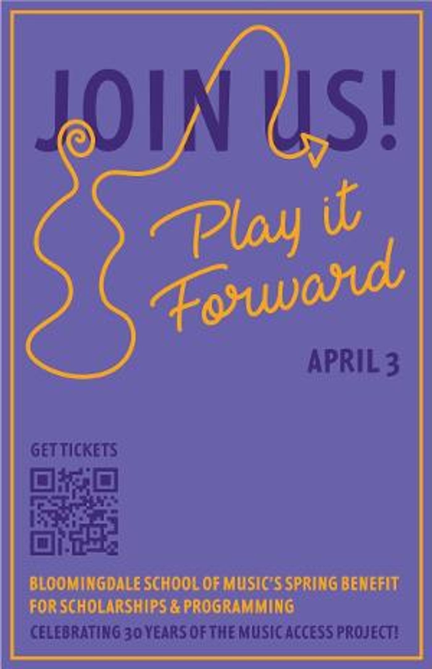 Bloomingdale School Of Music Presents Spring Benefit: Play It Forward  Image