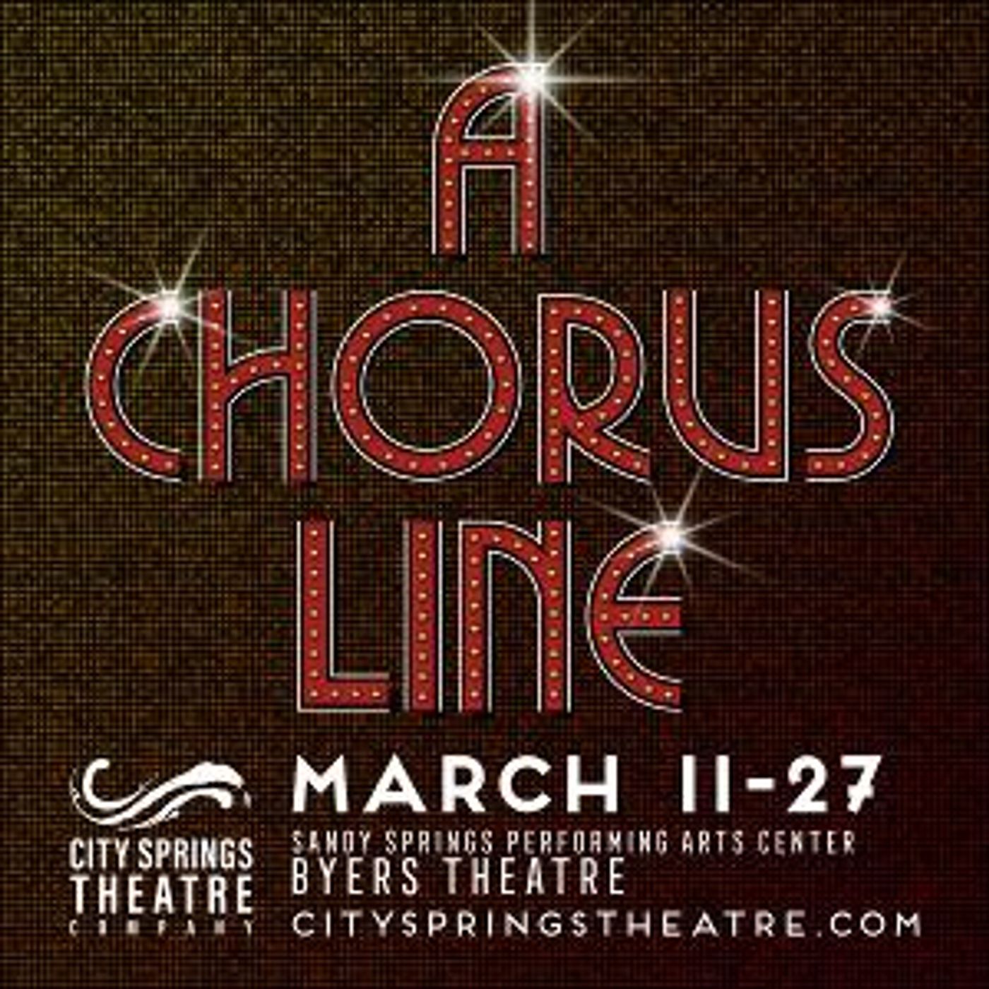 City Springs Theatre to Present A CHORUS LINE  Image