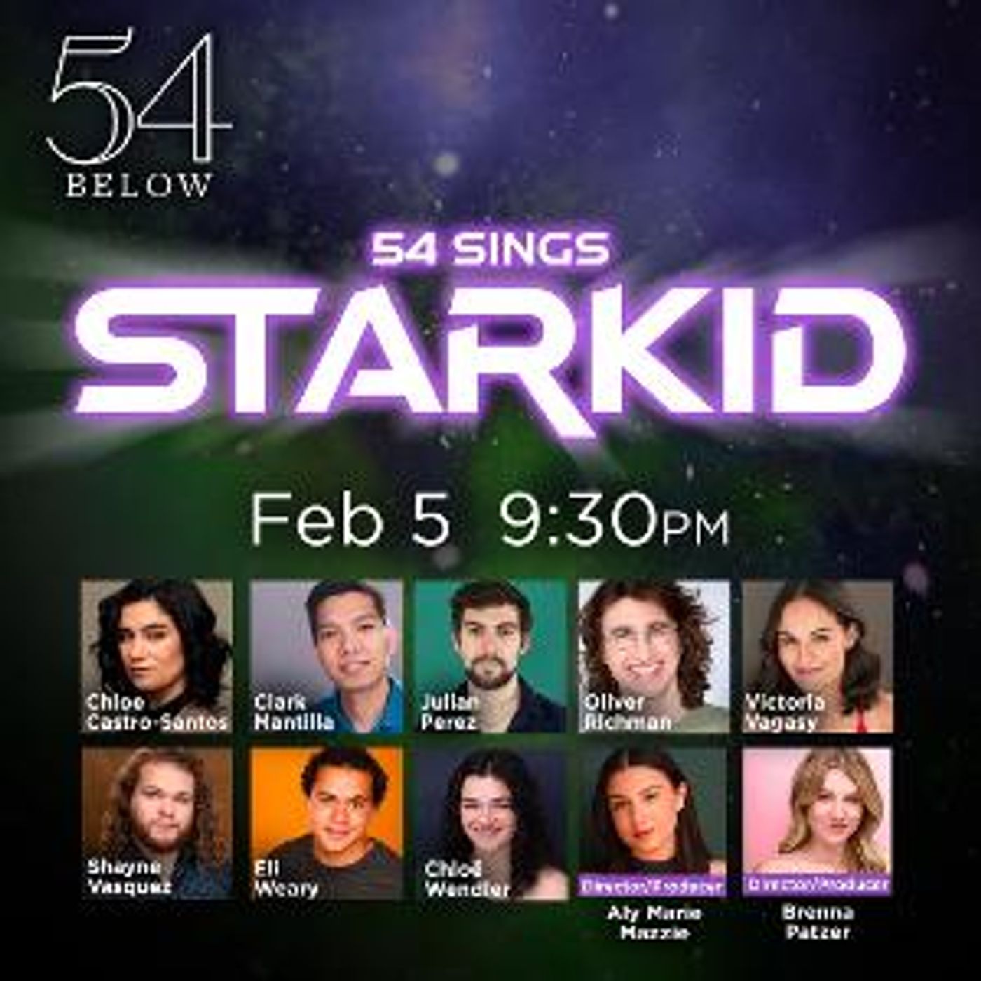 54 SINGS STARKID to be Presented in February, Featuring Brenna Patzer, Victoria Vagasy & More  Image