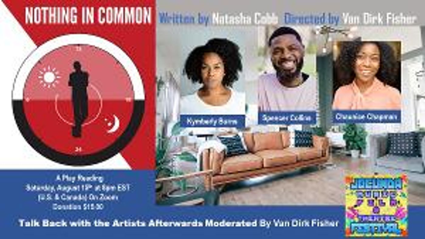 Chaunice Chapman to Star in NOTHING IN COMMON By Natasha Cobb In The JOCUNDA FESTIVAL  Image