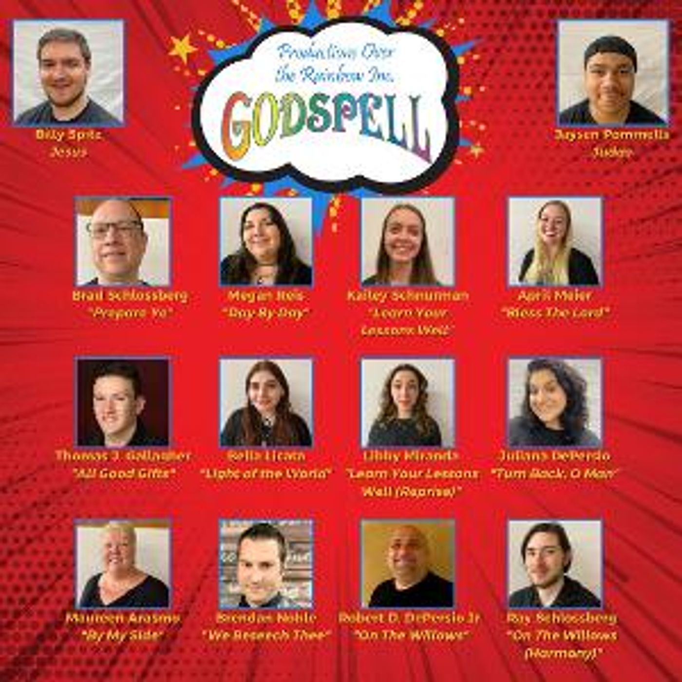 Productions Over The Rainbow Inc To Present GODSPELL in January  Image
