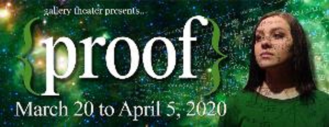 Gallery Theater Opens PROOF March 20  Image