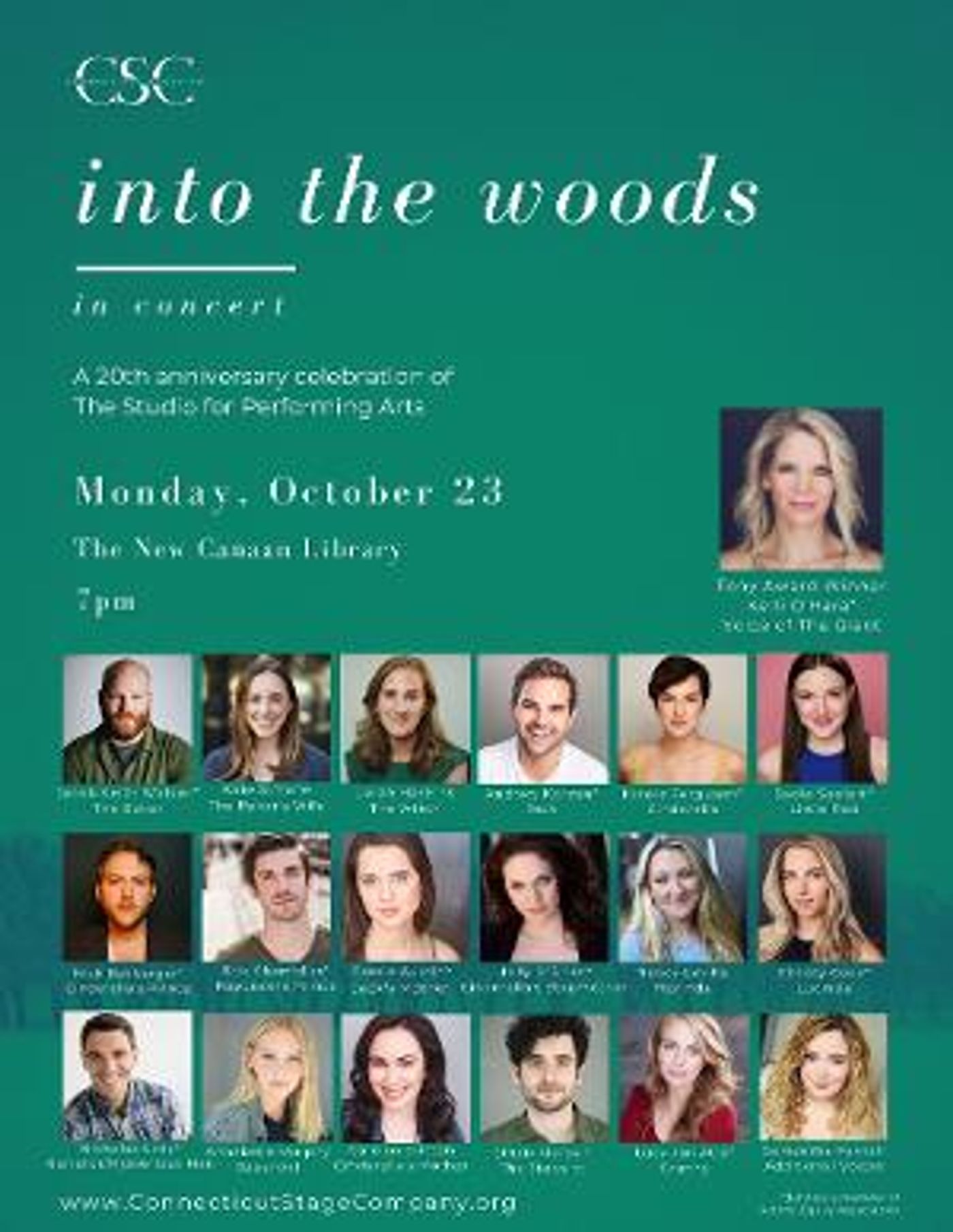 Connecticut Stage Company to Launch With INTO THE WOODS in Concert Featuring Kelli O'Hara as the Voice of the Giant  Image