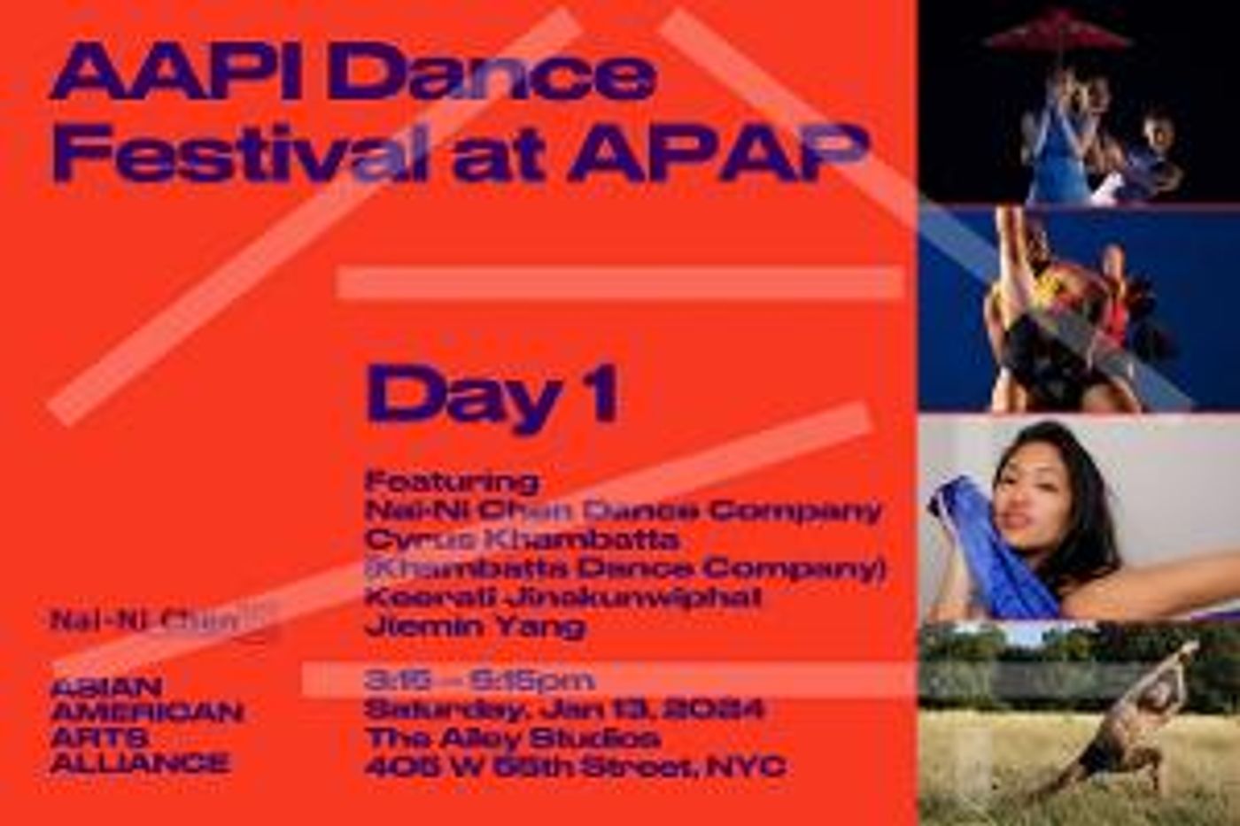 Nai-Ni Chen Dance Company And Asian American Arts Alliance Present AAPI Dance Festival At APAP  Image