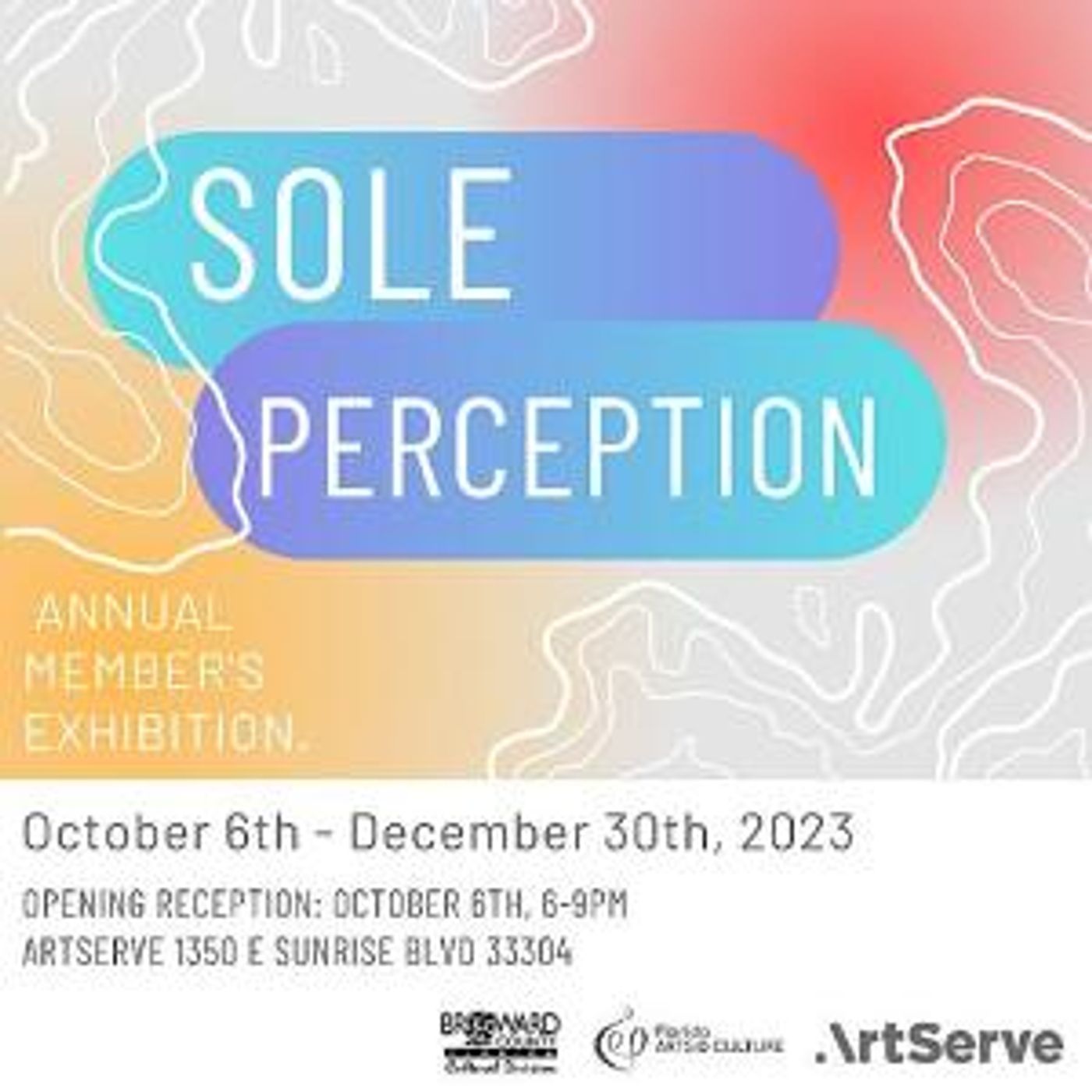 Explore ArtServe's Resident Artists' Exhibit SOLE PERCEPTION This Fall  Image