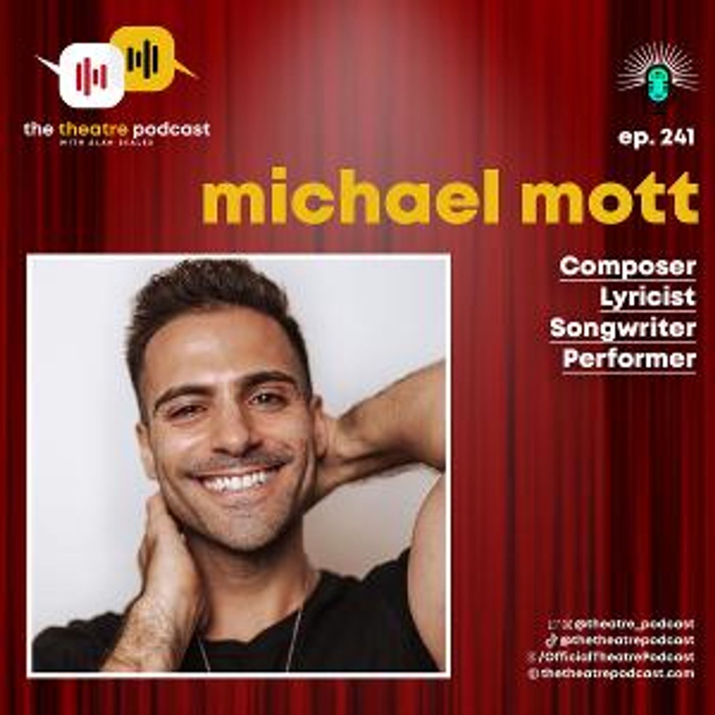 THE THEATRE PODCAST WITH ALAN SEALES Hosts Composer Michael Mott in New Episode  Image