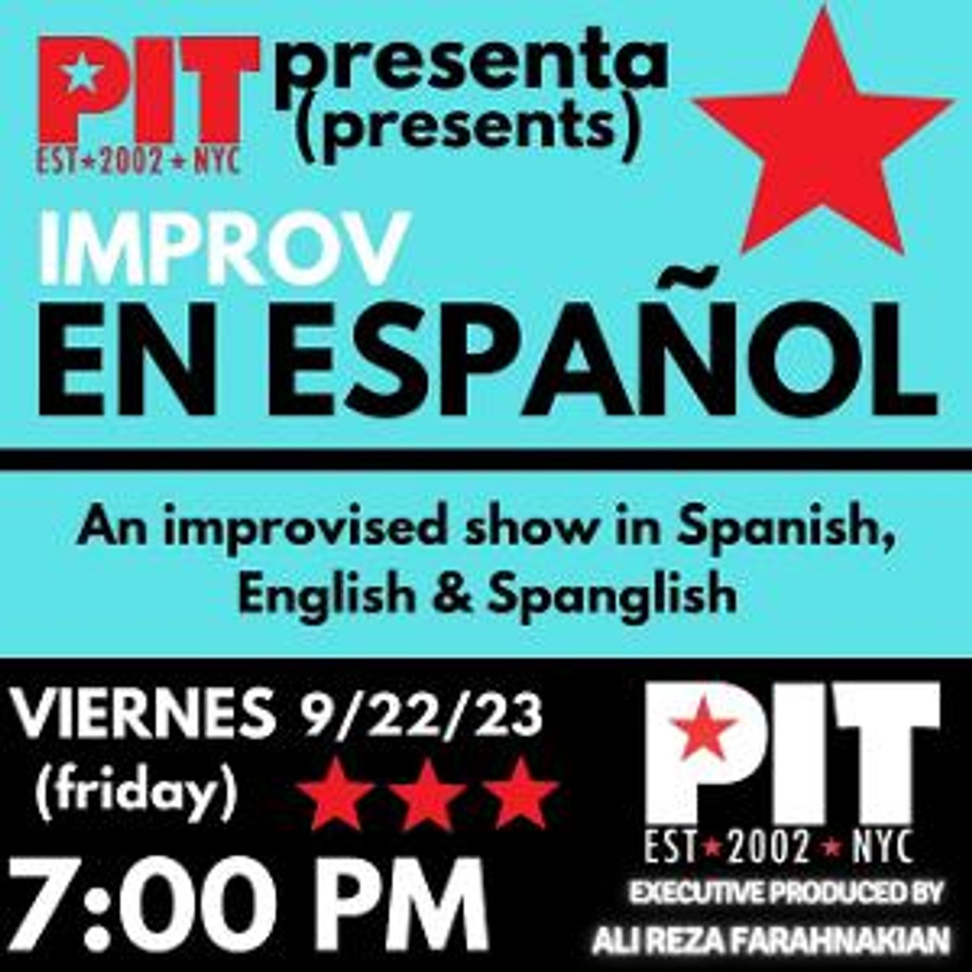 The People's Improv Theater Celebrates National Latinx Heritage Month With Improv En Español!  Image