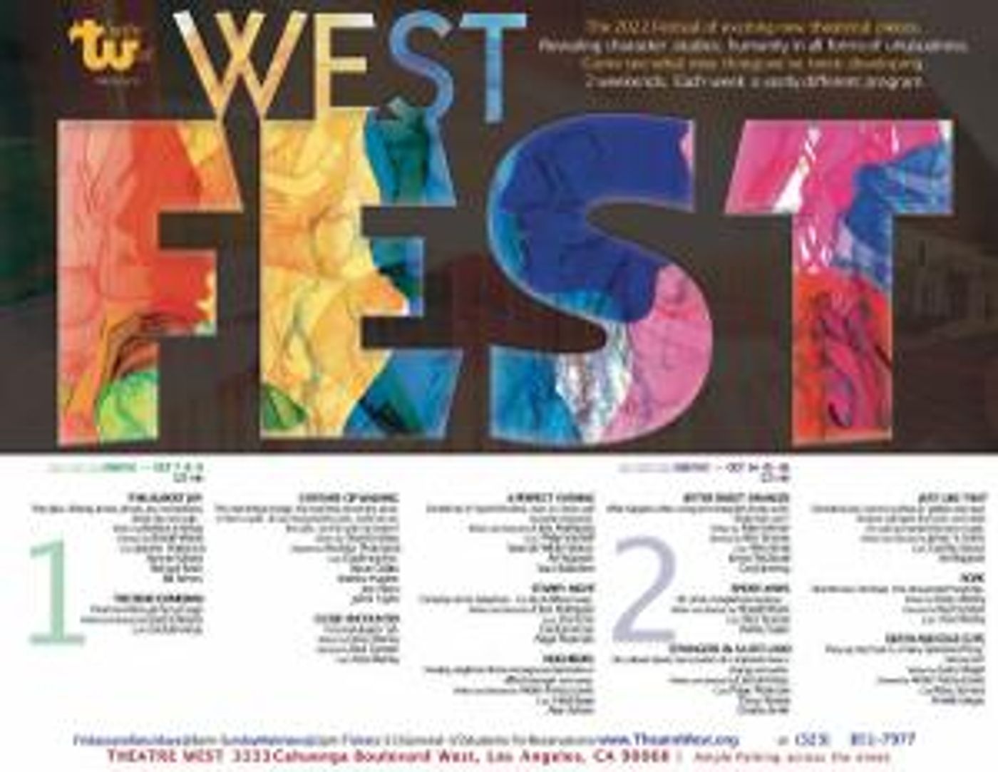 WestFest Opens This Week At Theatre West with THIS ALMOST JOY, A PERFECT EVENING, and More  Image