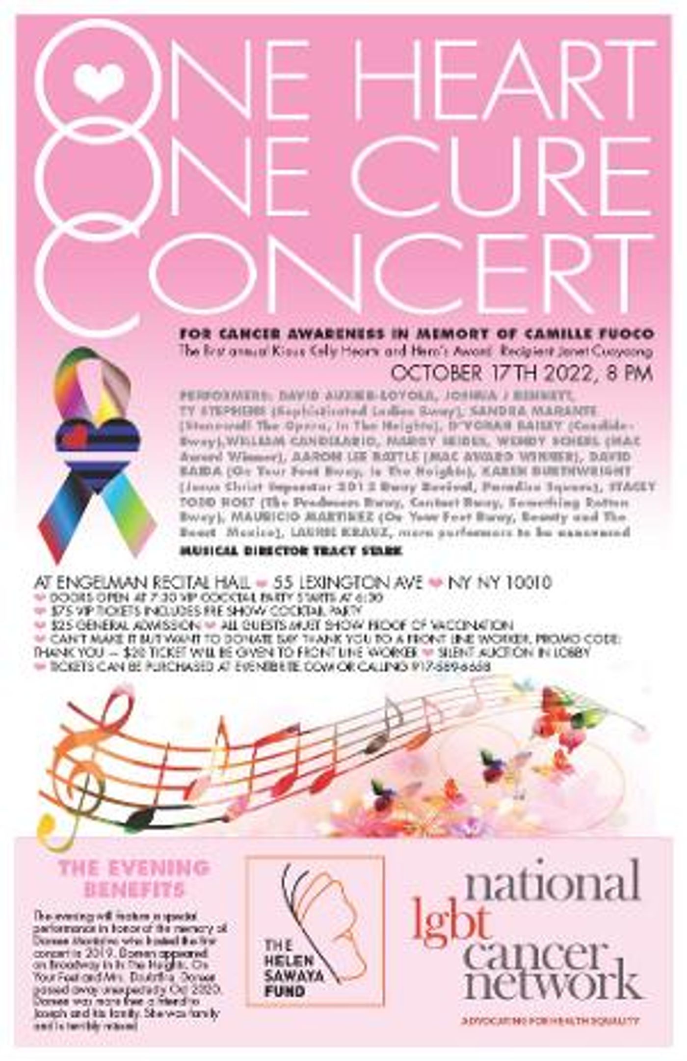 One Heart One Cure Cancer Awareness Concert Returns Live This Month  Image