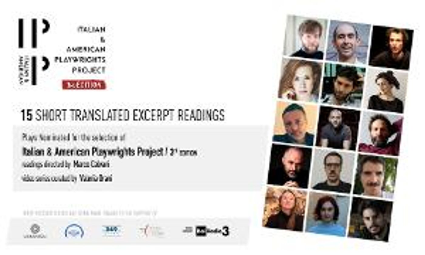 Italian & American Playwrights Project Announces Video Podcasts Of New Plays Under Consideration  Image