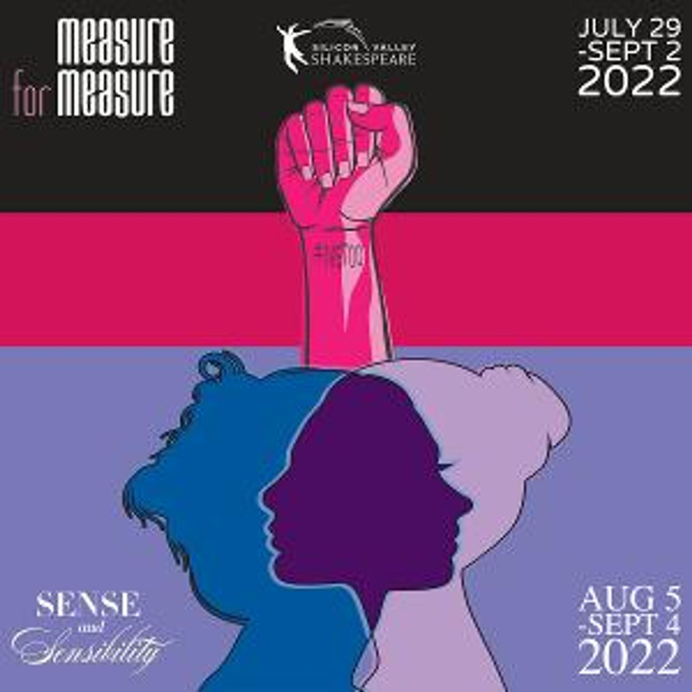 Silicon Valley Shakespeare to Present MEASURE FOR MEASURE and SENSE AND SENSIBILITY in Repertory  Image