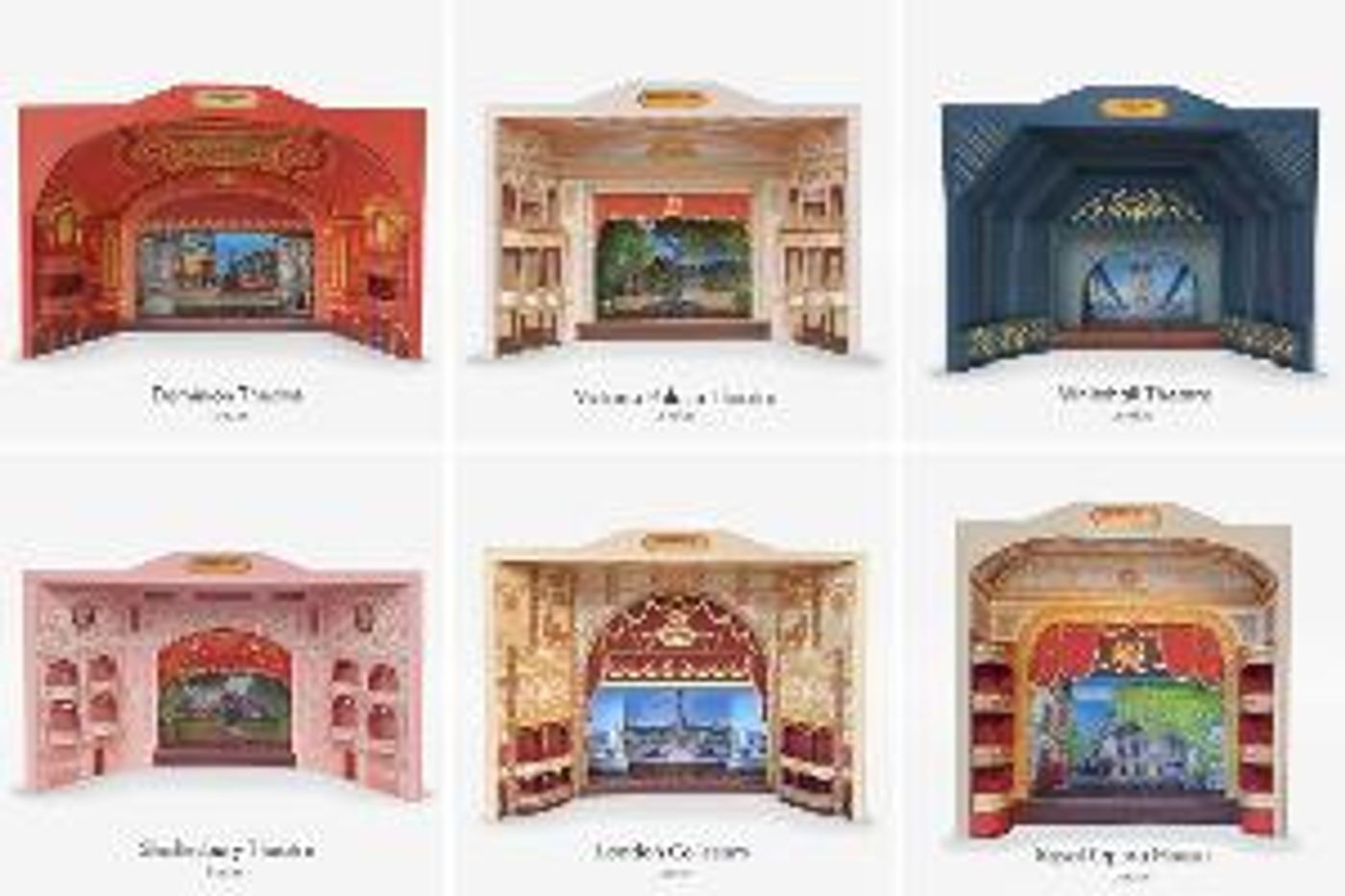 Largest Collection Of Theatre Model Kits Ever Created For Existing Theatres Supports London Theatre Charities  Image