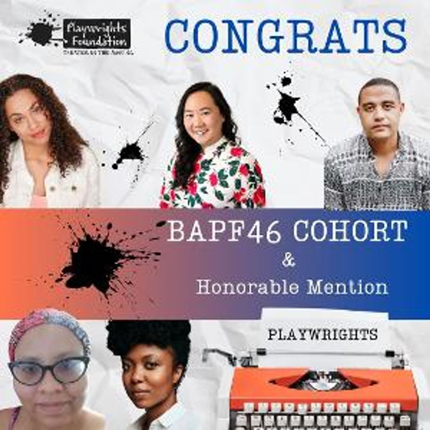 Playwrights Foundation Announces Cohort For 46th Bay Area Playwrights Festival, April 12-21  Image