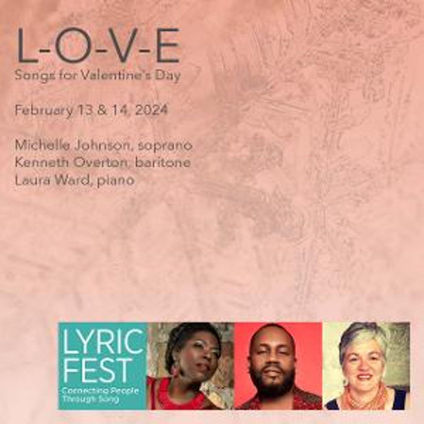 Lyric Fest Presents L-O-V-E, With Soprano Michelle Johnson And Baritone Kenneth Overton  Image