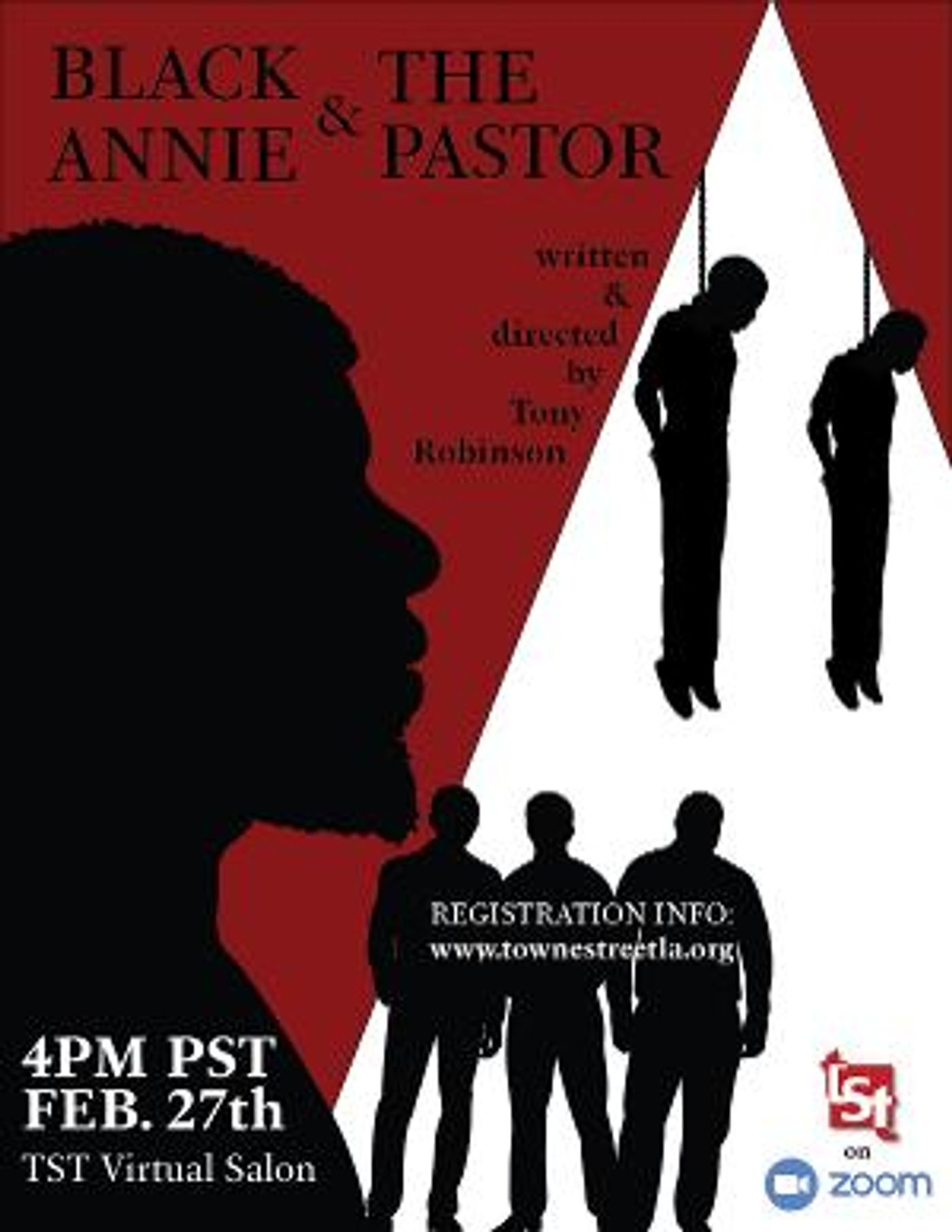 Towne Street Theatre to Stage BLACK ANNIE AND THE PASTOR  Image
