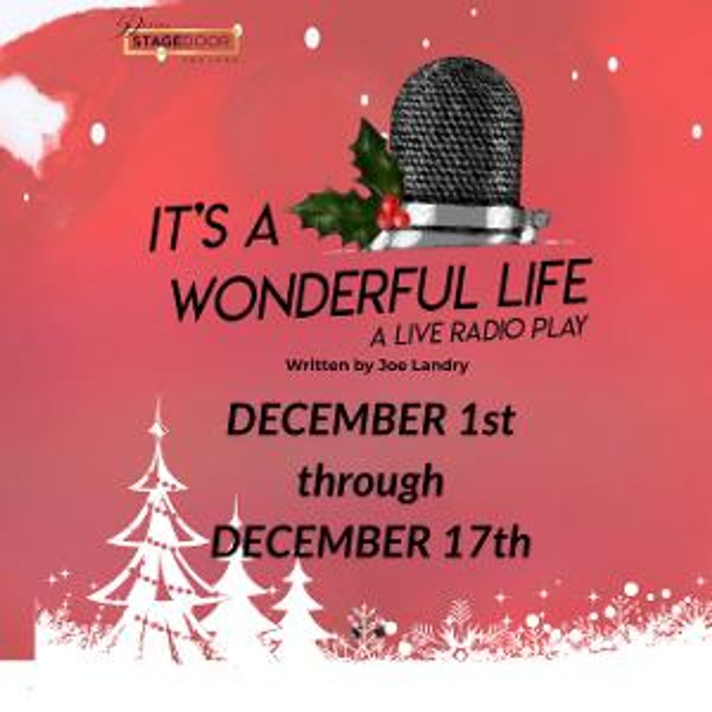 Stage Door Theatre And Academy Announces Exciting Lineup For November And December  Image