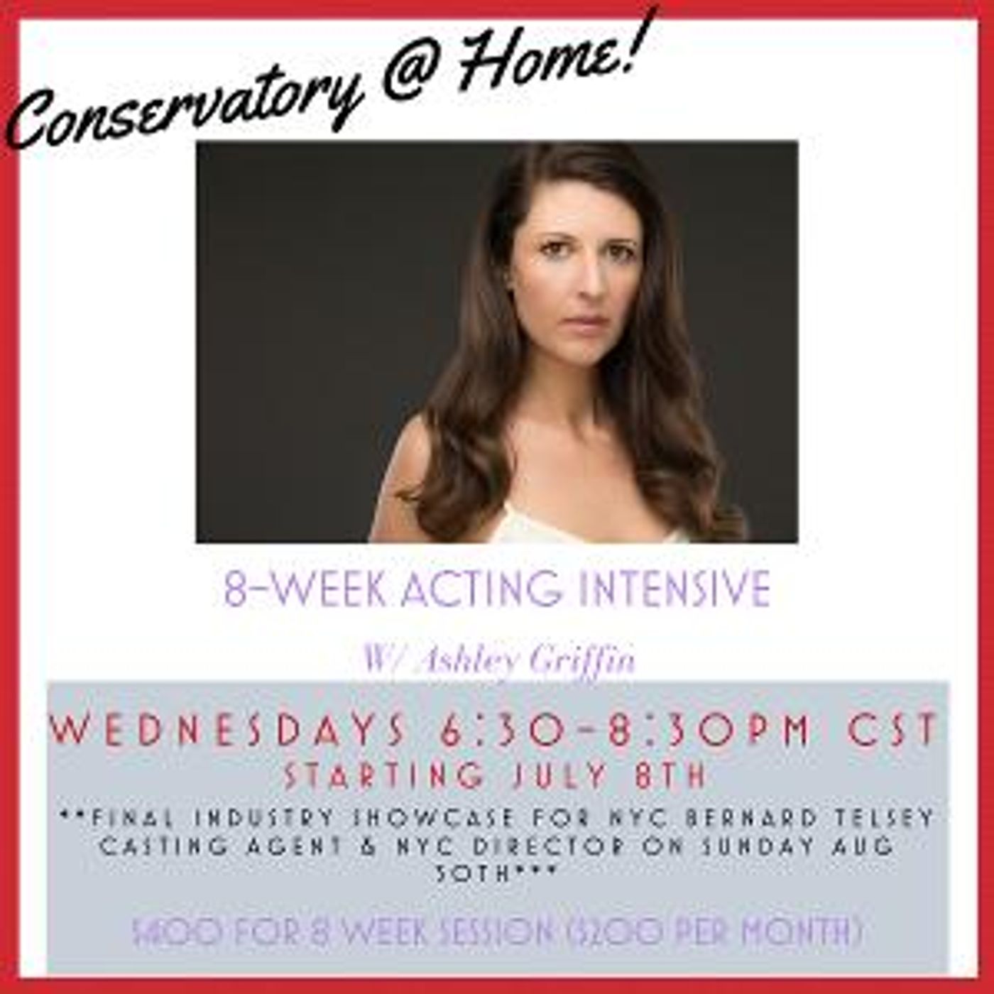 Ashley Griffin Virtual Master Class Announced at The Adderley Conservatory  Image