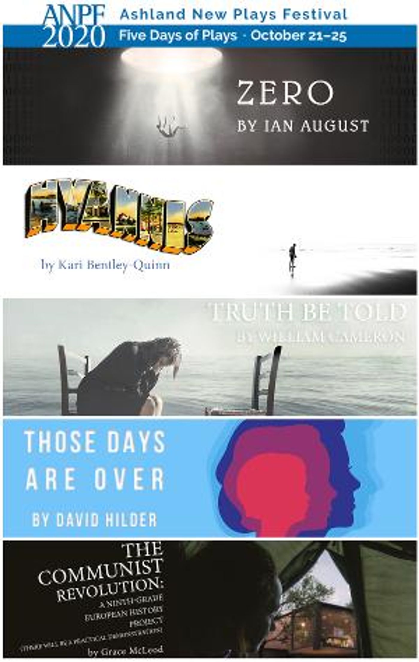 Ashland New Plays Festival Virtual Lineup Brings Together Artists From Around The Country  Image