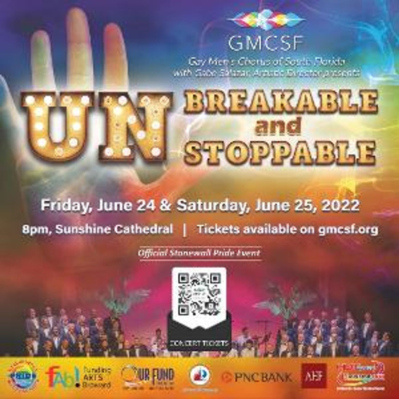 Gay Men's Chorus Of South Florida to Present Pride Concert UNBREAKABLE & UNSTOPPABLE  Image