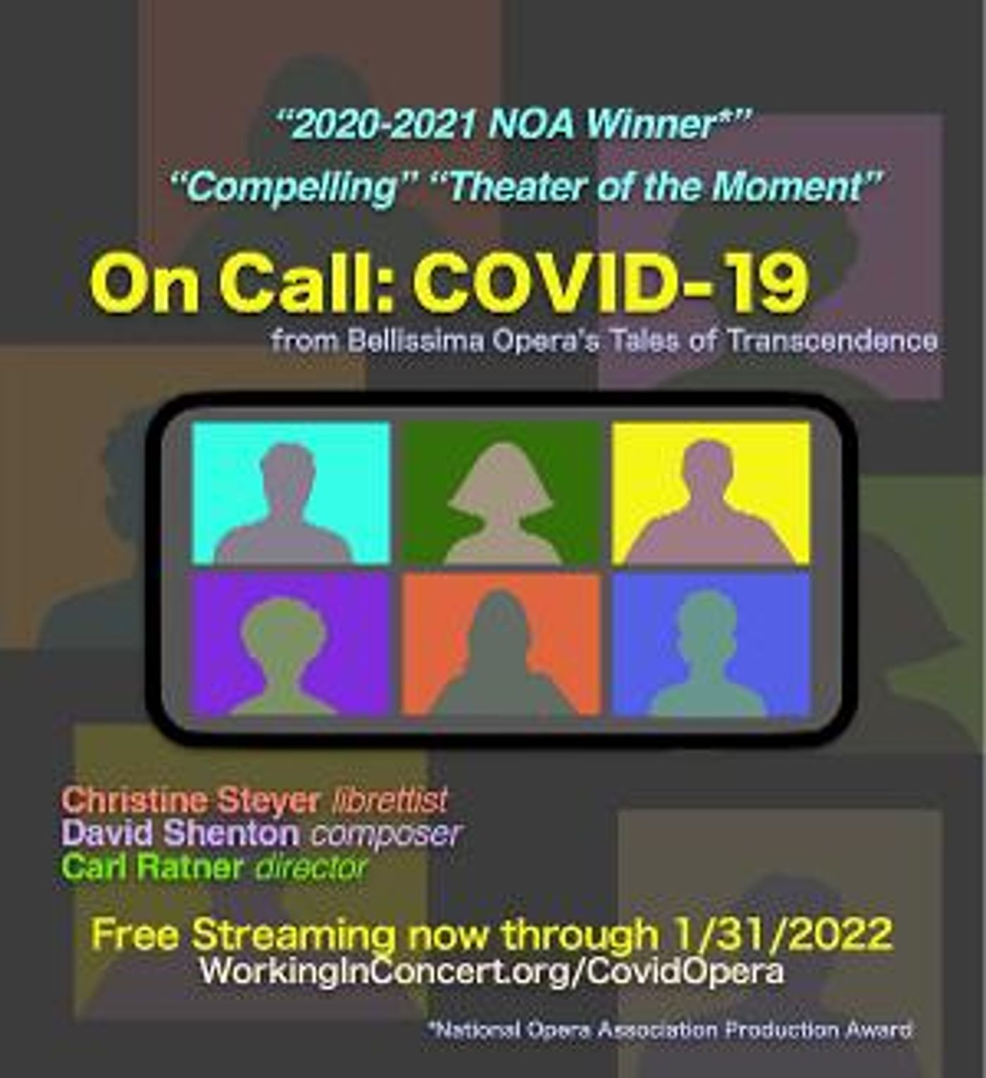ON CALL: COVID-19 Opera to Stream Free on Thanksgiving For Healthcare Workers  Image
