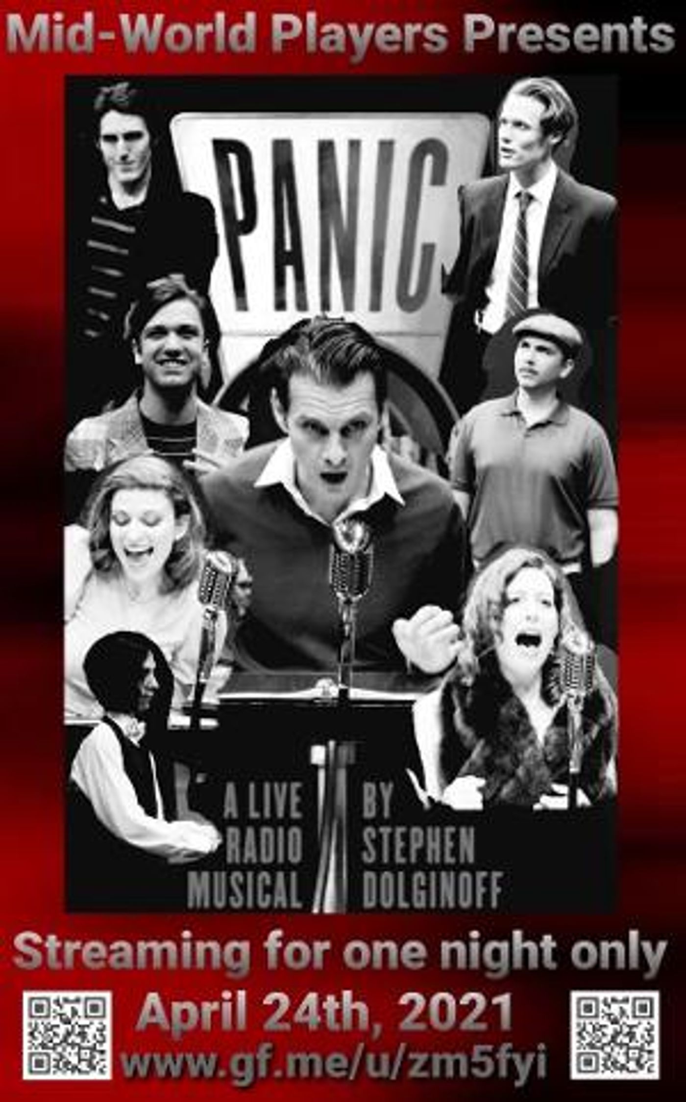 Mid-World Players At The Found Theatre Presents Stephen Dolginoff's PANIC: A LIVE RADIO MUSICAL  Image