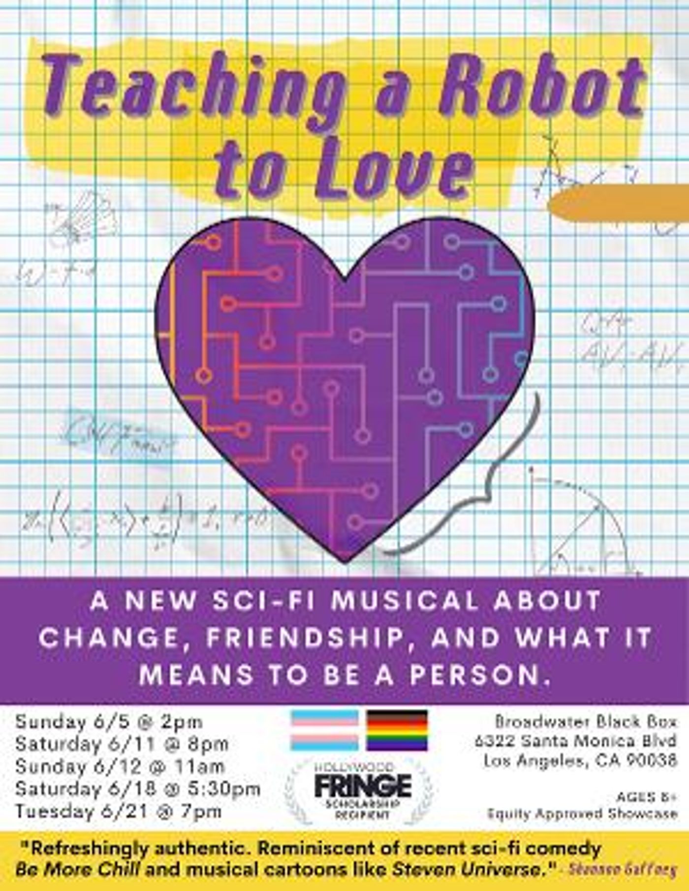 TEACHING A ROBOT TO LOVE To Present World Premiere At The BROADWATER In Los Angeles  Image