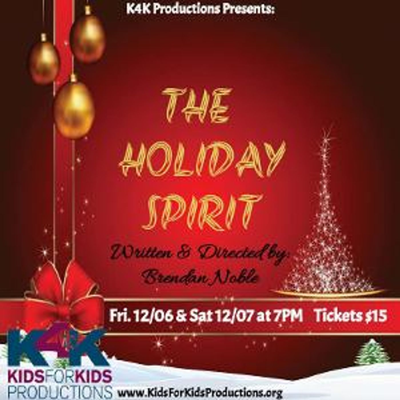 Kids For Kids Productions Presents THE HOLIDAY SPIRIT To Challenge The Norms Of Your Typical Holiday Cabaret  Image