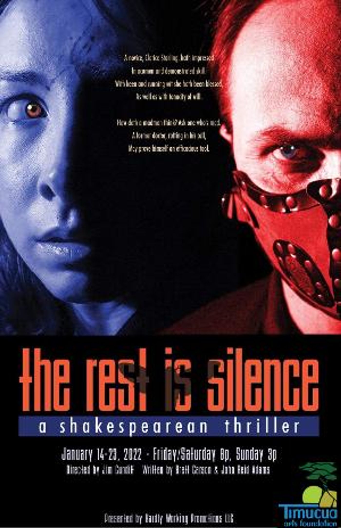THE REST IS SILENCE: A SHAKESPERIAN THRILLER to Premiere at Timucua Arts Foundation  Image