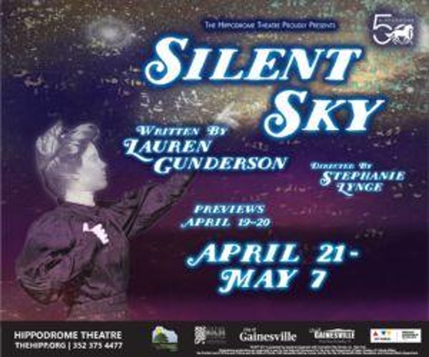 SILENT SKY by Lauren Gunderson to be Presented at The Hippodrome Theatre in April  Image