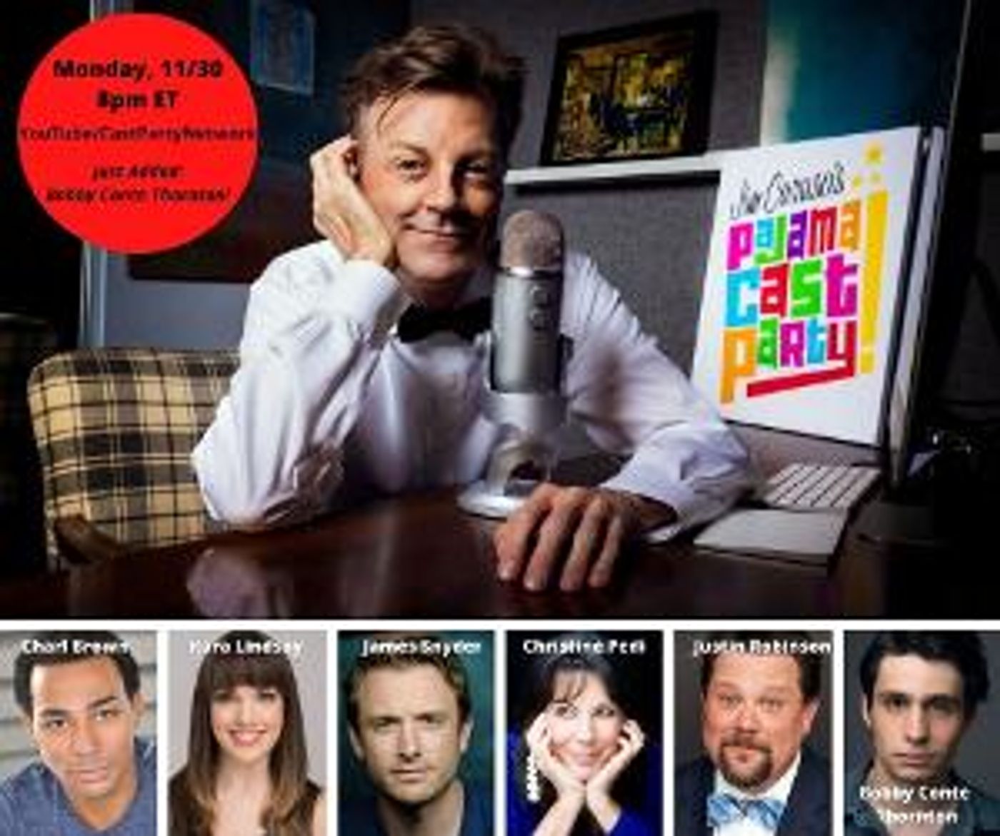 Bobby Conte Thornton Joins Jim Caruso's PAJAMA CAST PARTY This Week  Image