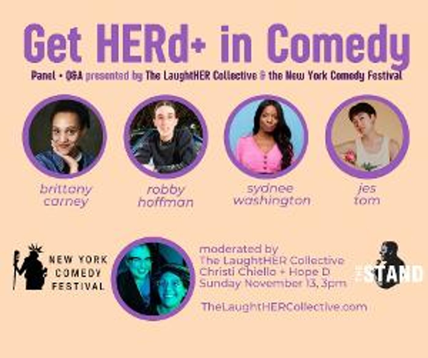 The LaughtHER Collective to Bring Stellar Roster Of Womxn+ And Diversity To The New York Comedy Festival  Image