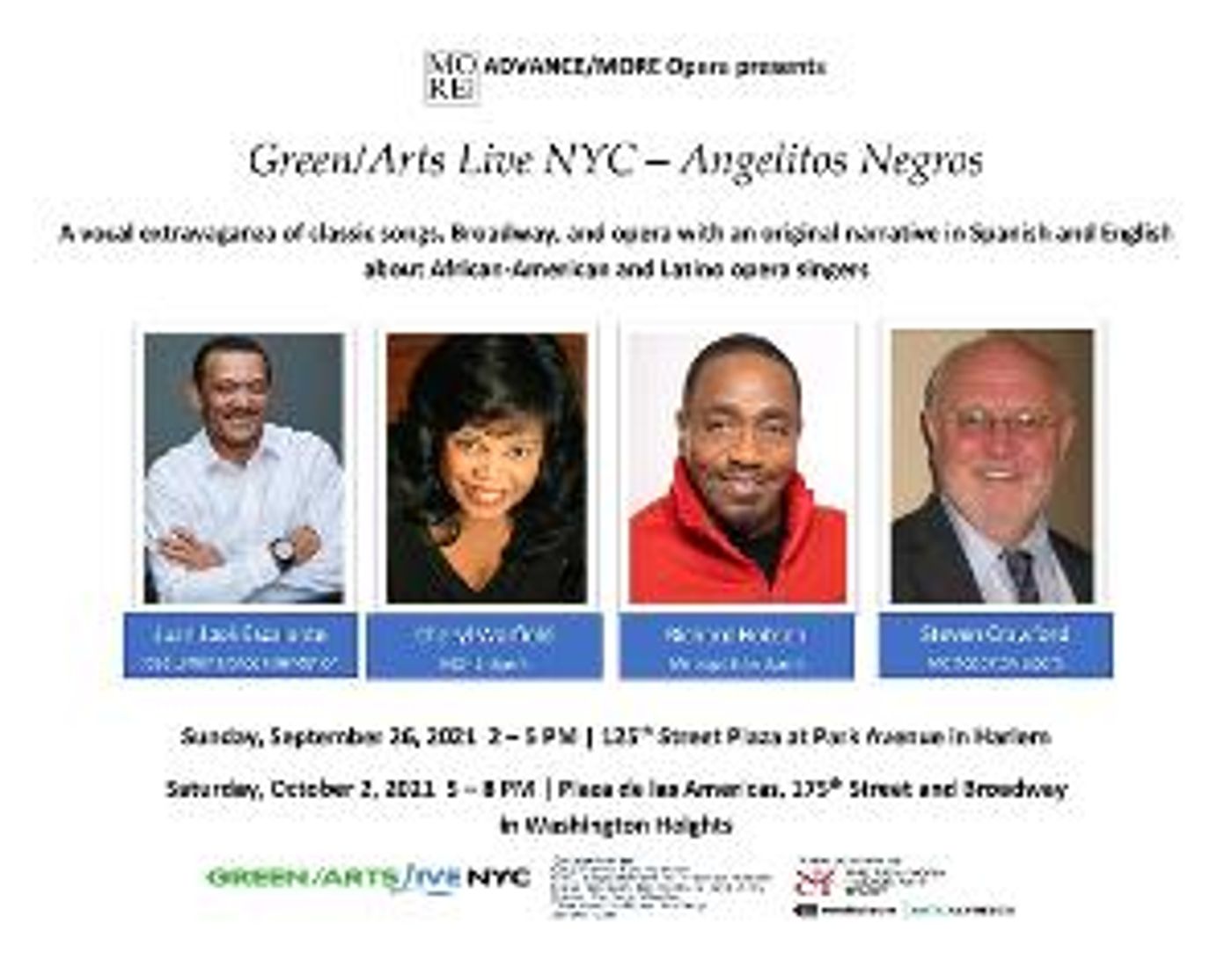Manhattan Opera Repertory Ensemble Presents ANGELITOS NEGROS  Image
