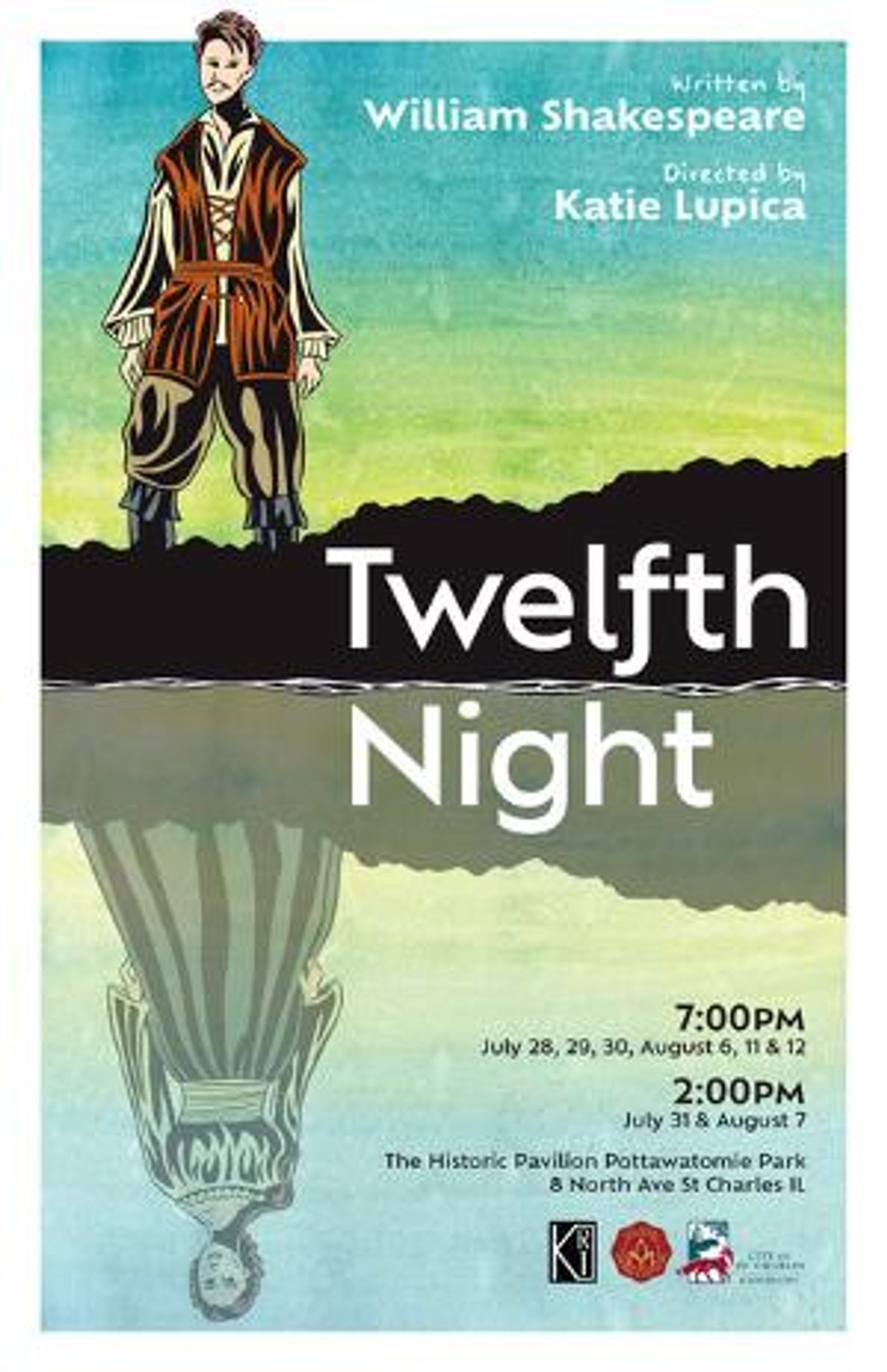 Kane Repertory Theatre to Present Outdoor Shakespeare Production Of TWELFTH NIGHT in July  Image