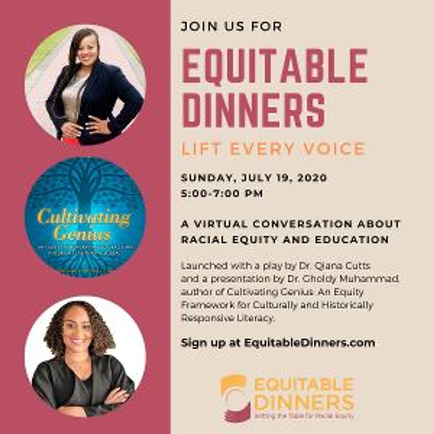 Join The Conversation With EQUITABLE DINNERS: LIFT EVERY VOICE  Image