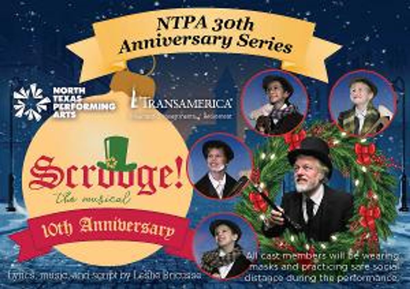 NTPA Offers Free Tickets to COVID Victims, First Responders, and Veterans for SCROOGE THE MUSICAL  Image
