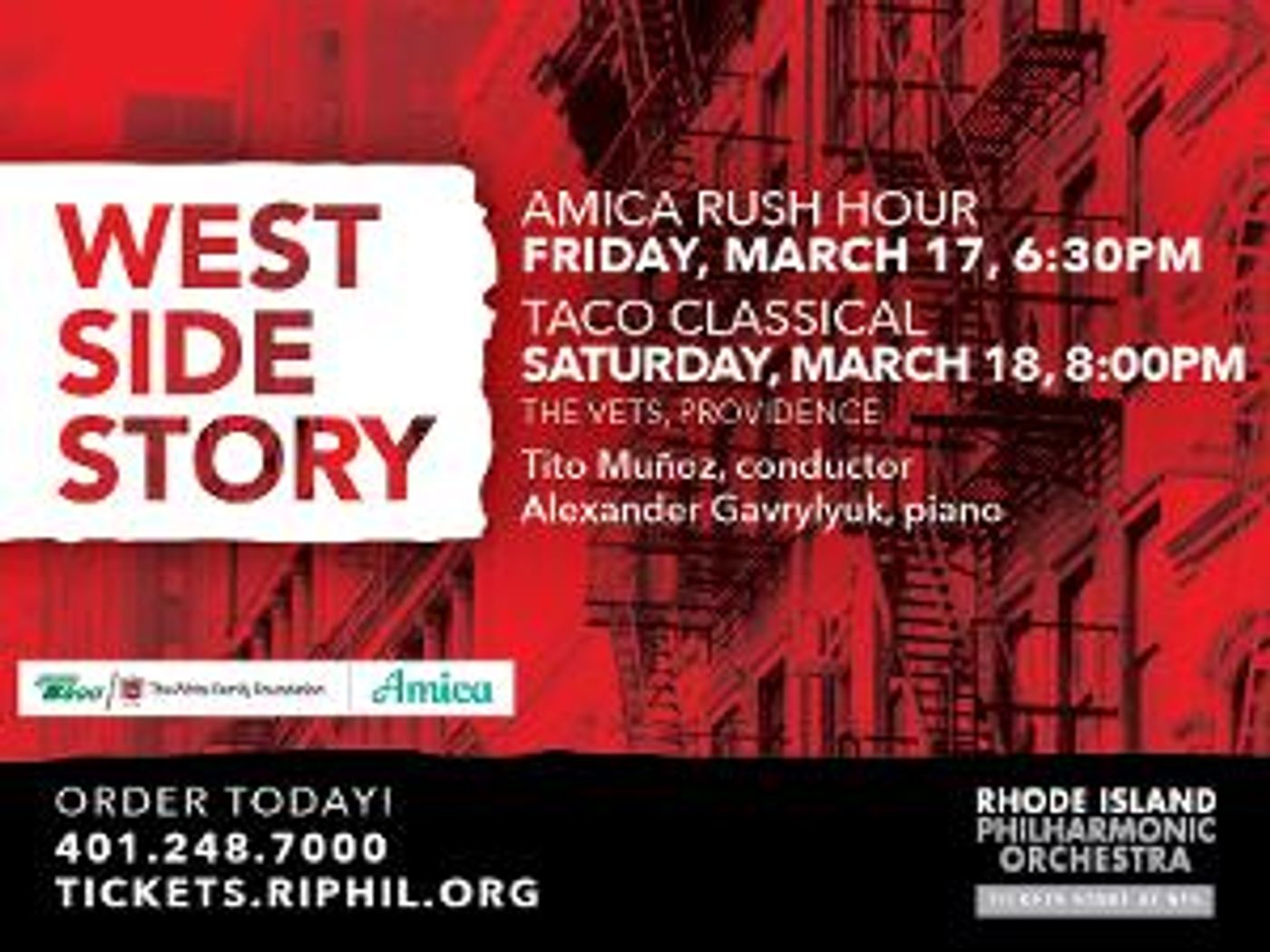 Rhode Island Philharmonic Presents WEST SIDE STORY  Image