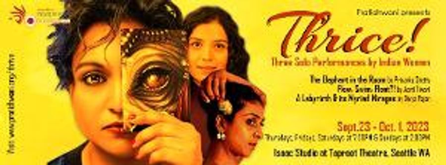 Pratidhwani Presents THRICE Three Solo-Performances By Indian Women Image