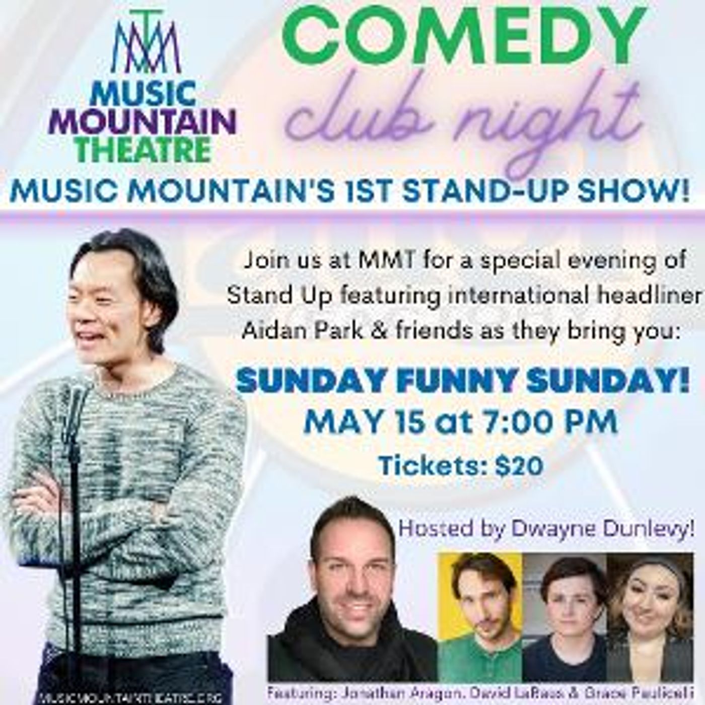 Music Mountain Theatre To Host Its First Comedy Club Night!  Image