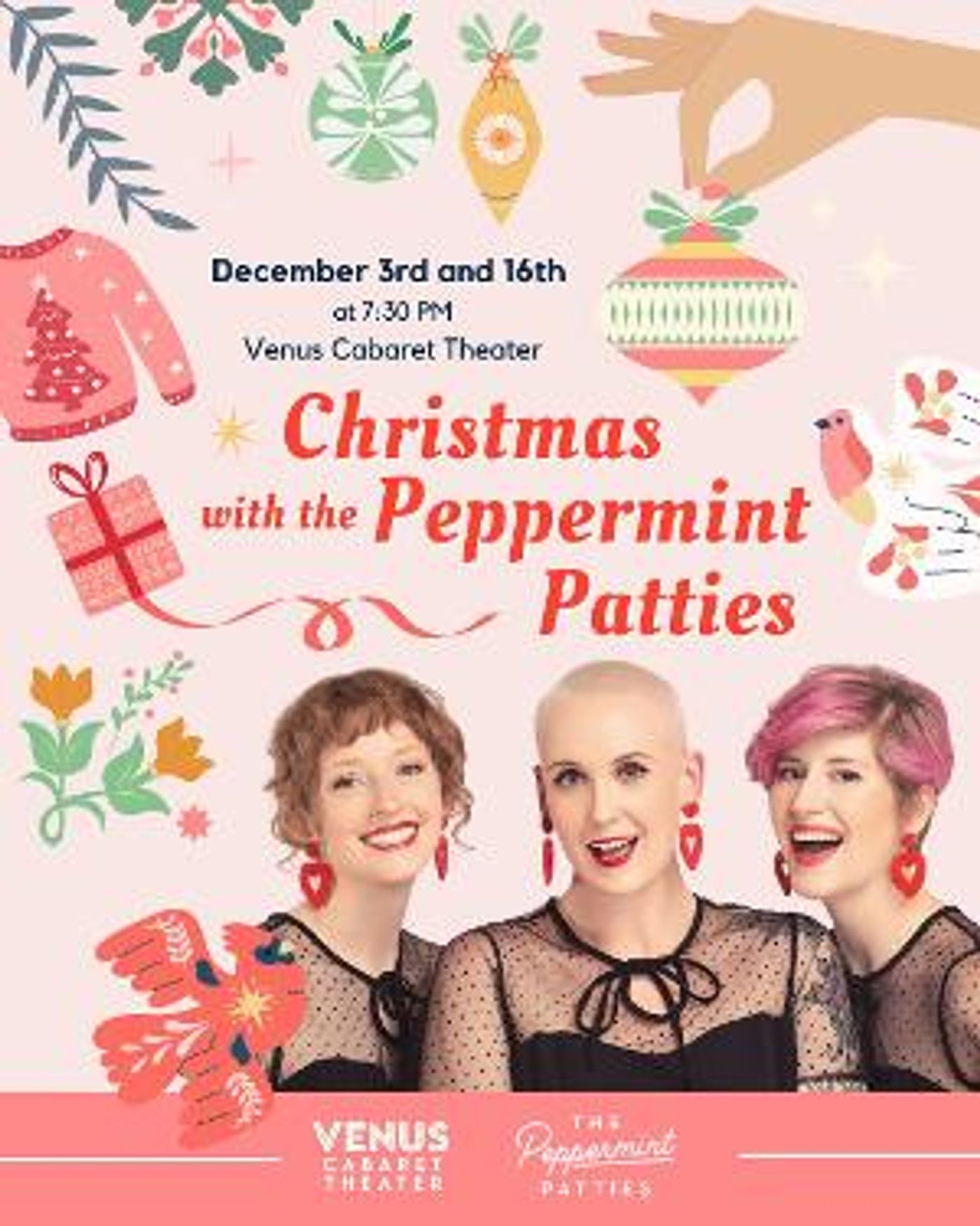 CHRISTMAS WITH THE PEPERMINT PATTIES- A Heartwarming Holiday Concert Announced At Venus Cabaret  Image