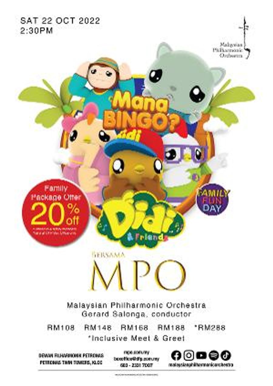 DIDI & FRIENDS Announced At Dewan Filharmonik PETRONAS With The Malaysian Philharmonic Orchestra Image