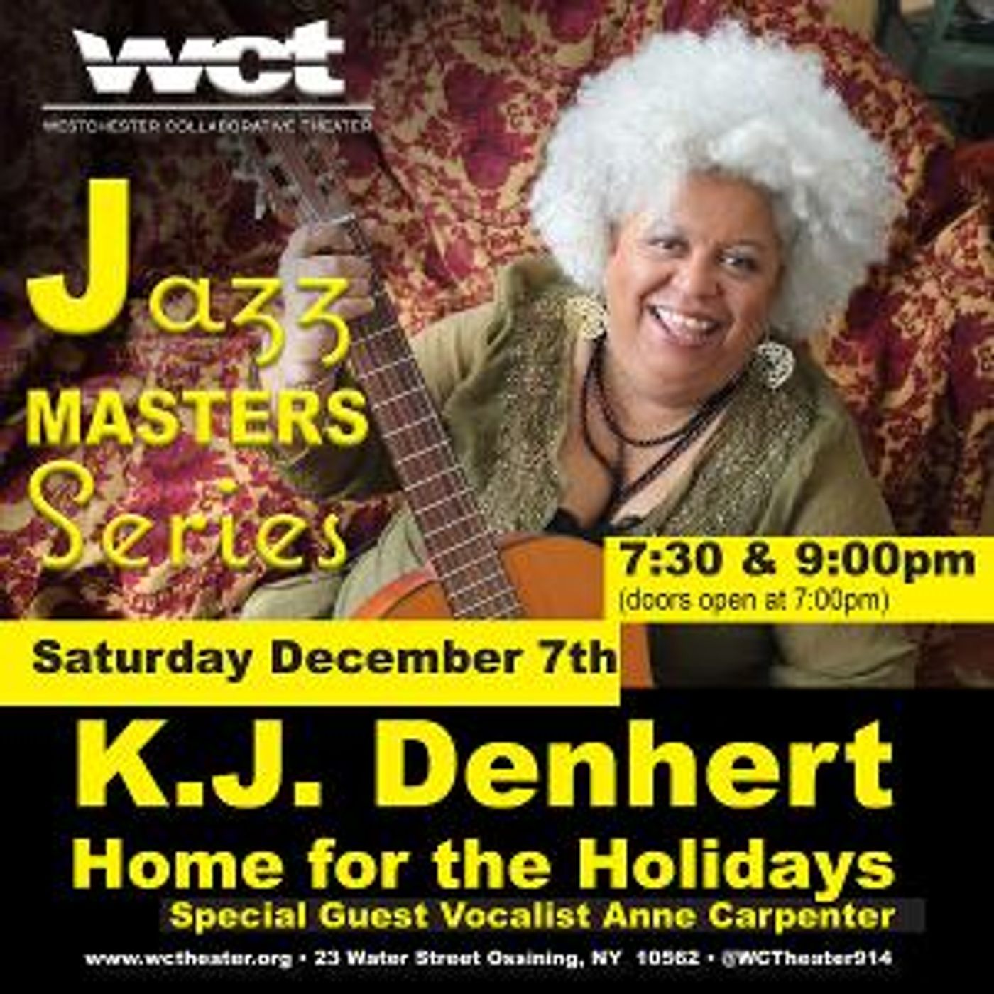 Urban Folk Jazz Legend KJ Denhert & Quartet Perform Special WCT Holiday Concert  Image