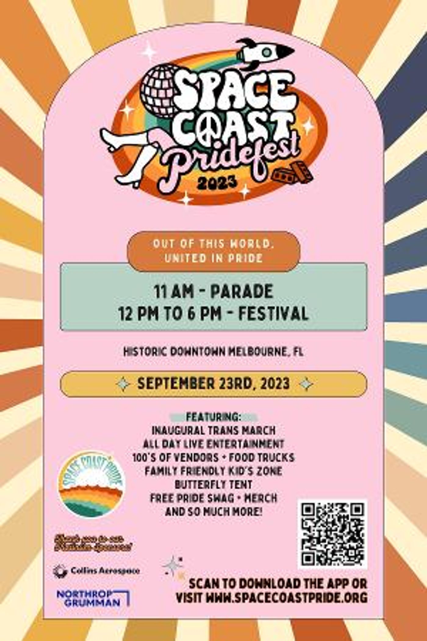 Space Coast Pride Unveils Details of Pridefest 2023  Image