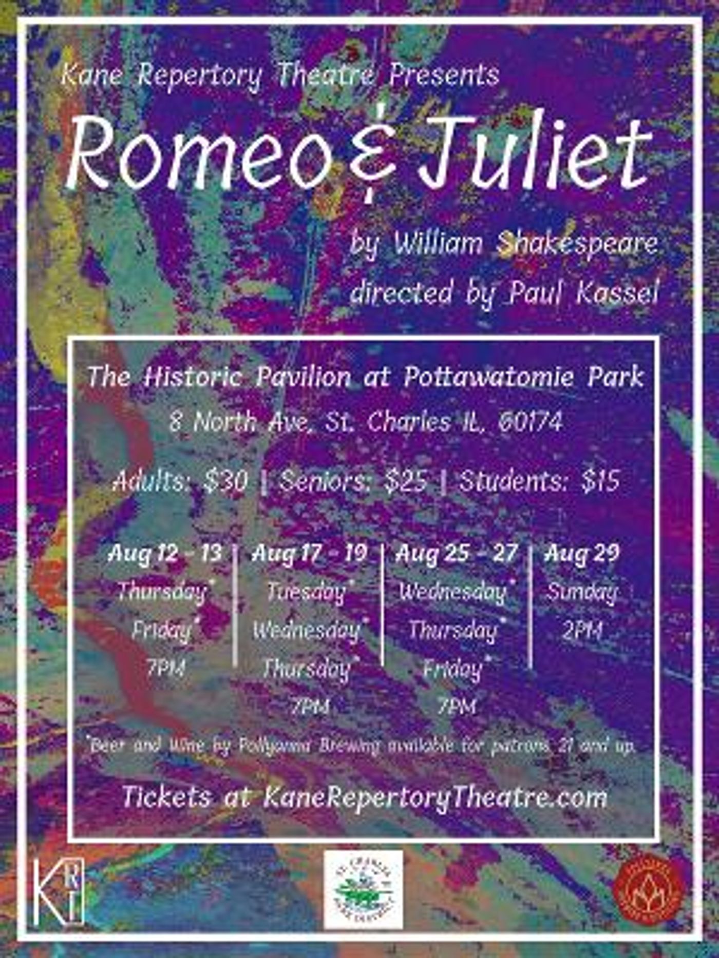 Kane Repertory Theatre Presents ROMEO AND JULIET  Image