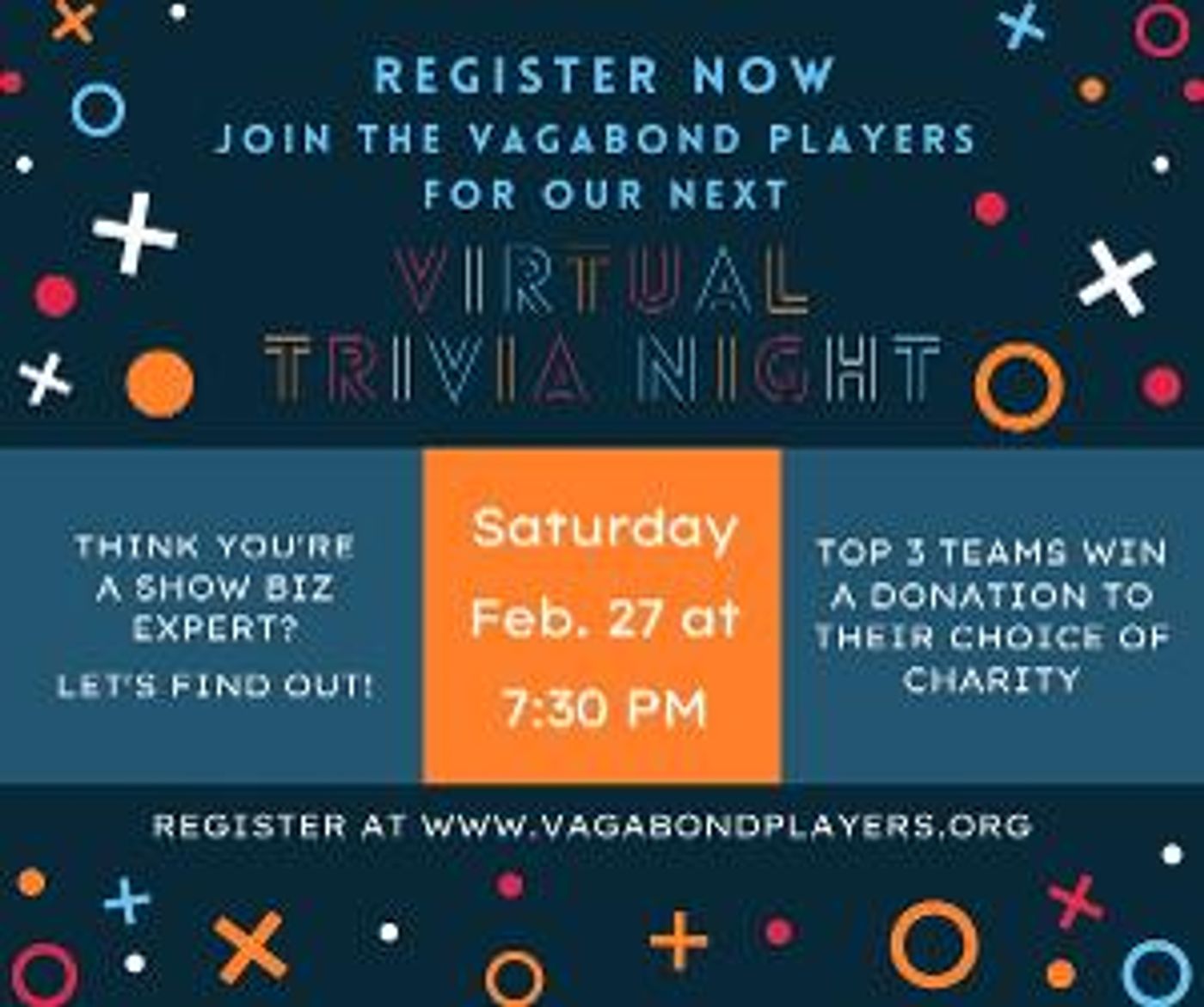 Vagabond Players To Host 2nd Virtual Trivia Night  Image