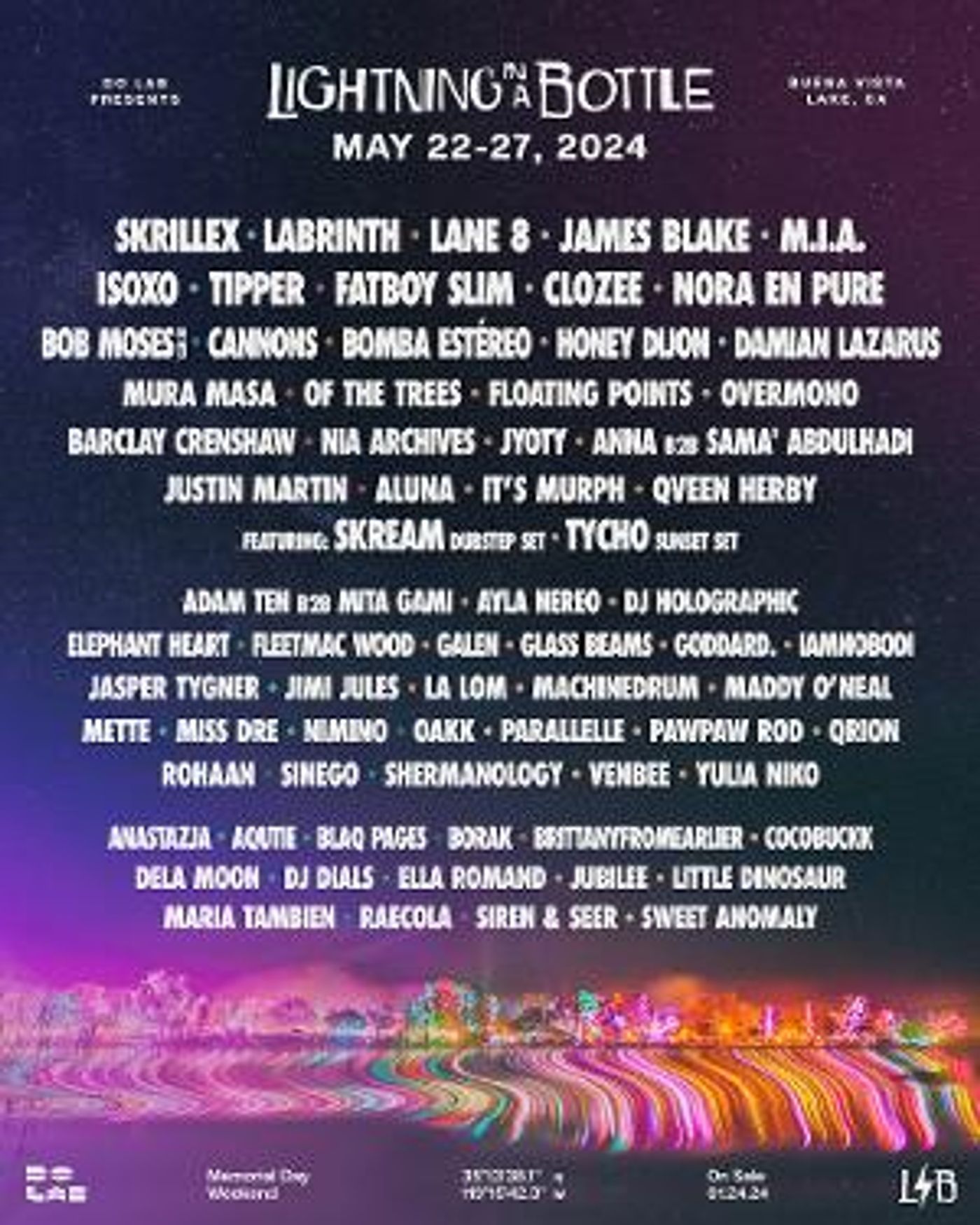 Do LaB Unveils Music Lineup For Lightning In A Bottle 2024  Image