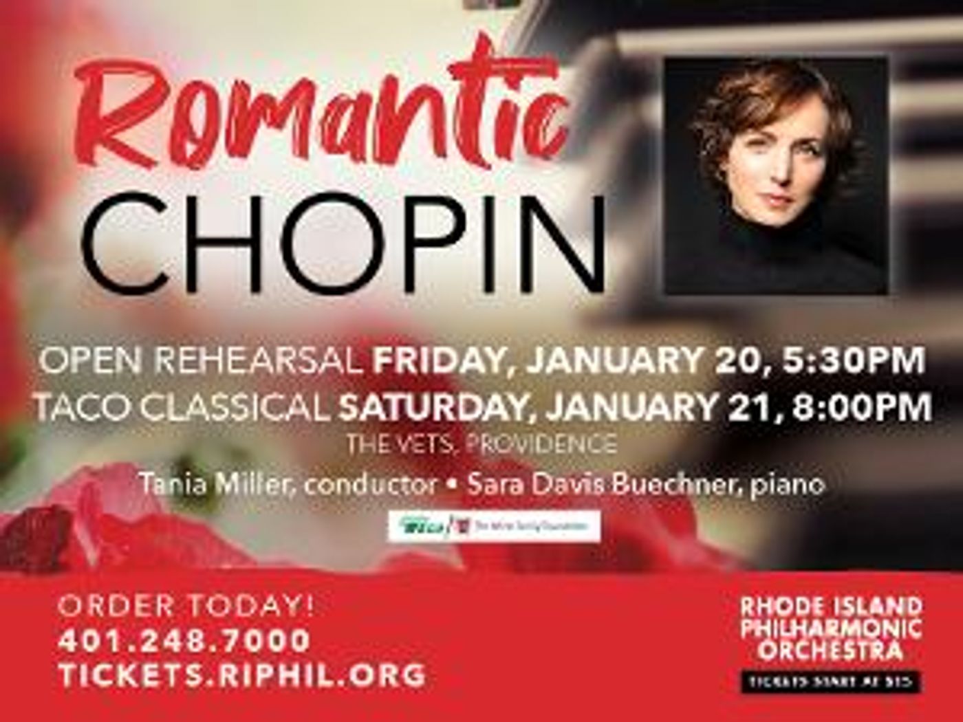 RI Philharmonic to Present ROMANTIC CHOPIN Featuring Pianist Sara Davis Buechner & More  Image
