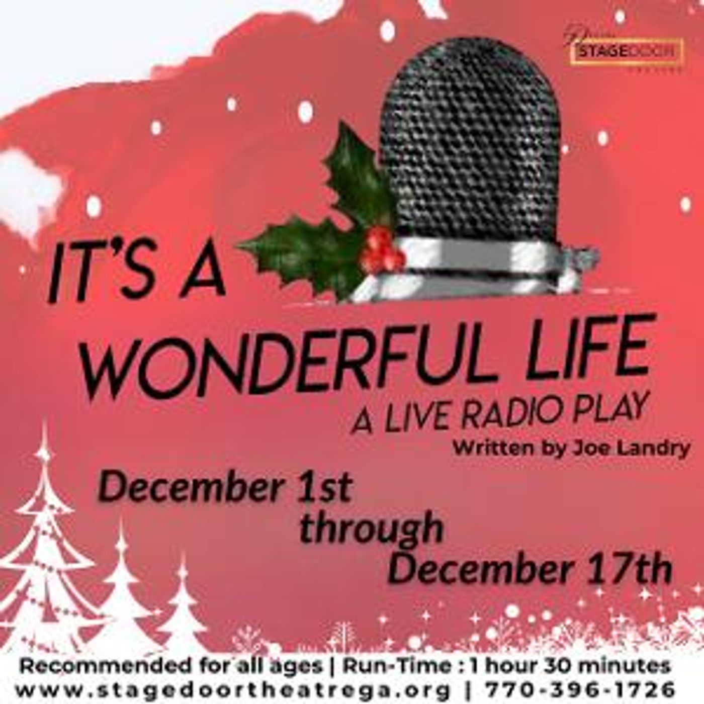 Stage Door Theatre to Present IT'S A WONDERFUL LIFE: A LIVE RADIO PLAY in December  Image