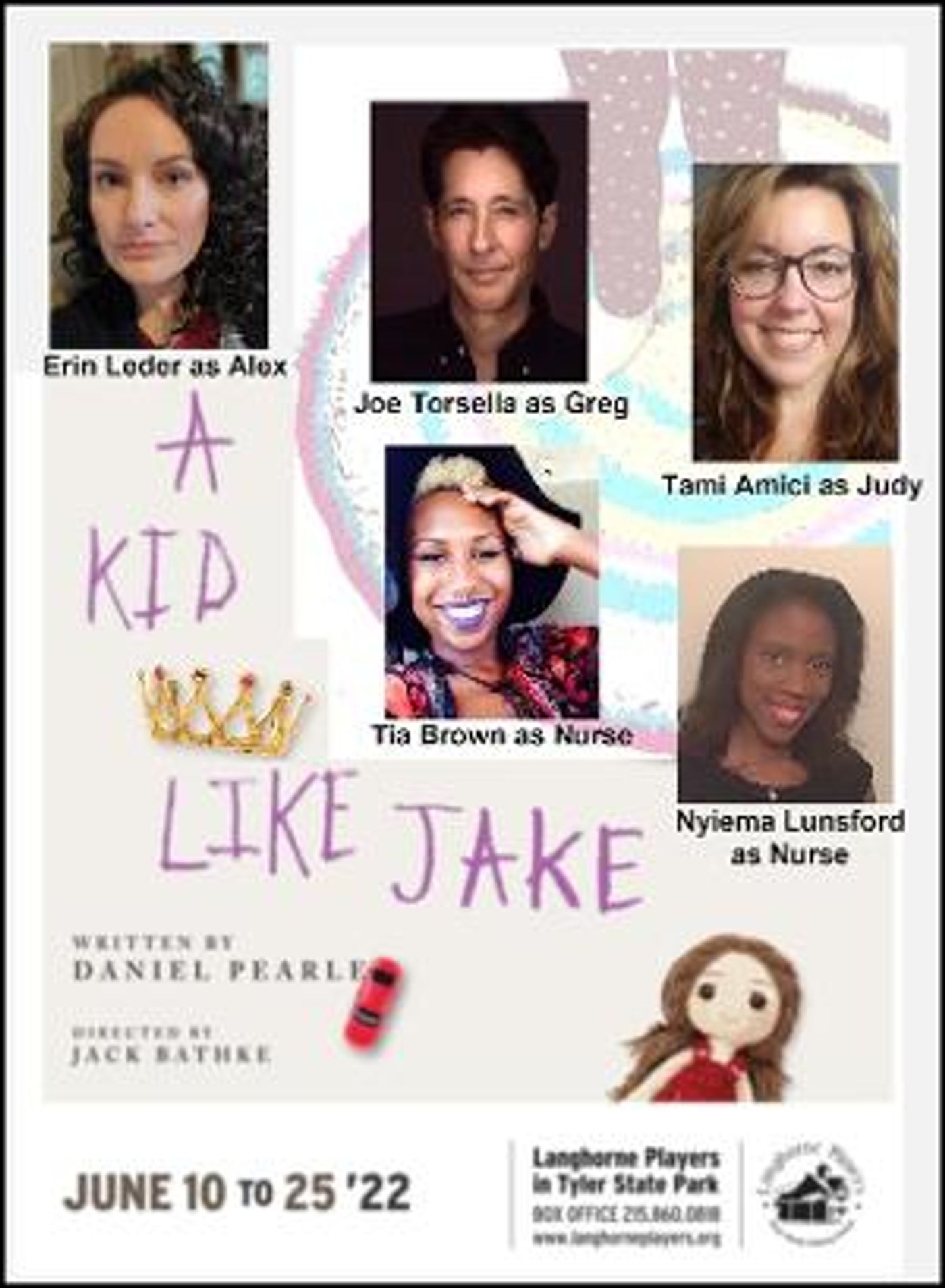 Langhorne Players Present The Philadelphia-Area Premiere Of A KID LIKE JAKE  Image