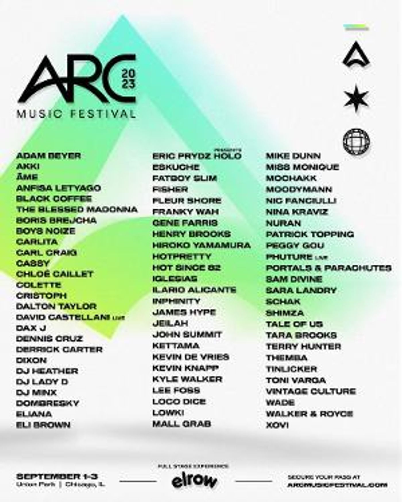 Dax J, Cassy & More Join 2023 ARC Music Festival Lineup  Image